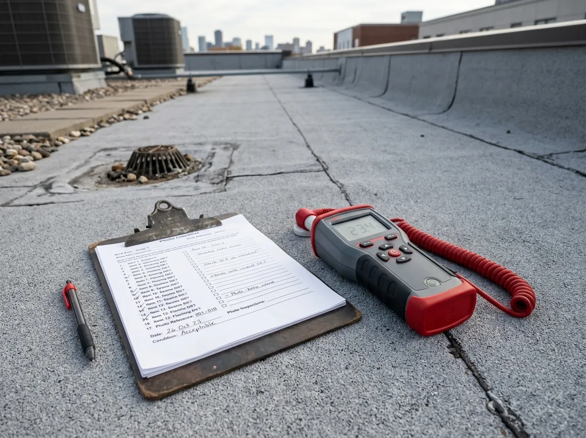 Commercial Roof Maintenance Programs — repair detail