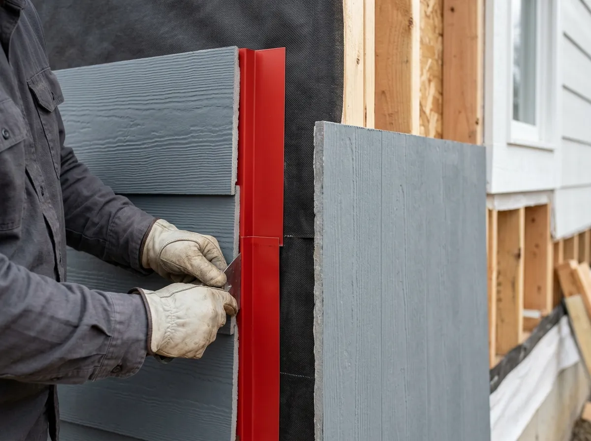 Fiber Cement Siding Repair — repair detail