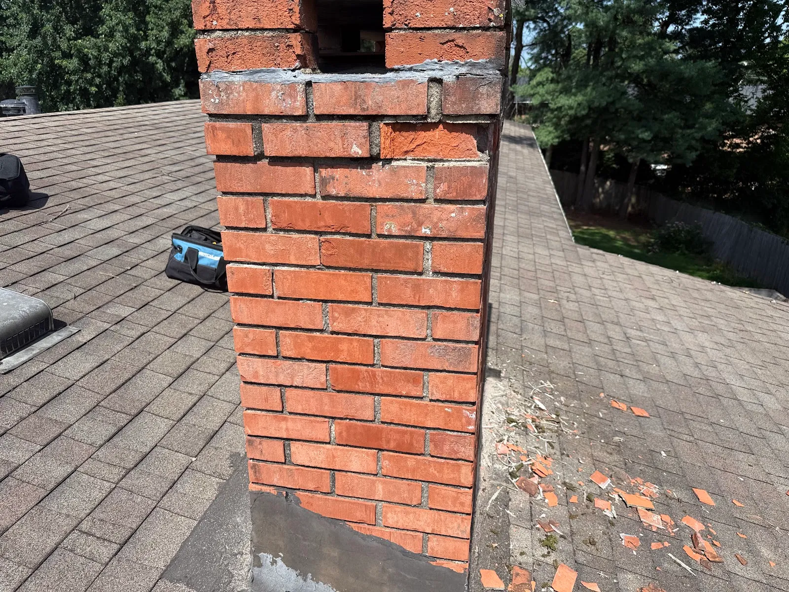 Chimney Reseal & Caulking — job photo 1