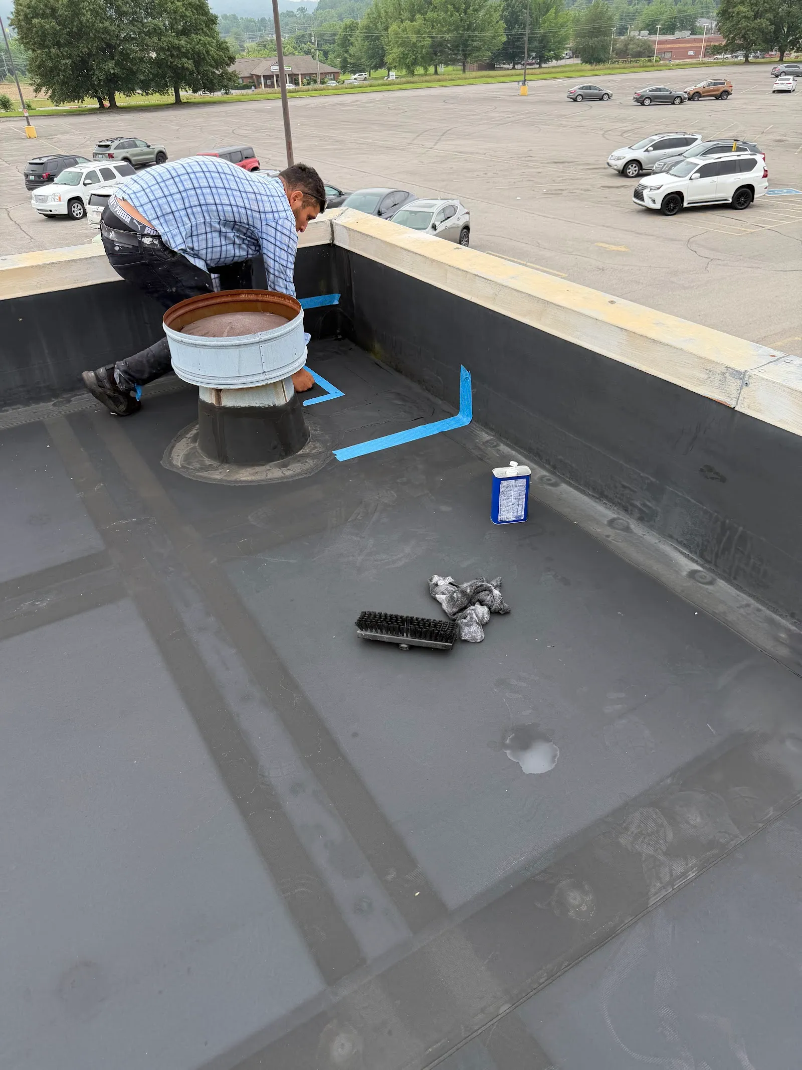 EPDM Rubber Roof Coating — job photo 1