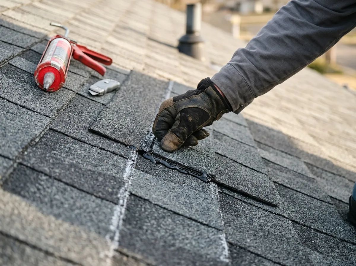 Shingle Repair — repair detail