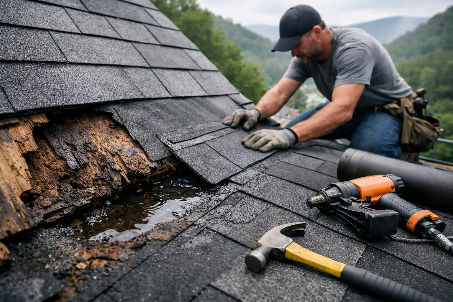 Roof Leak Repair Beattyville KY Before Rot Spreads