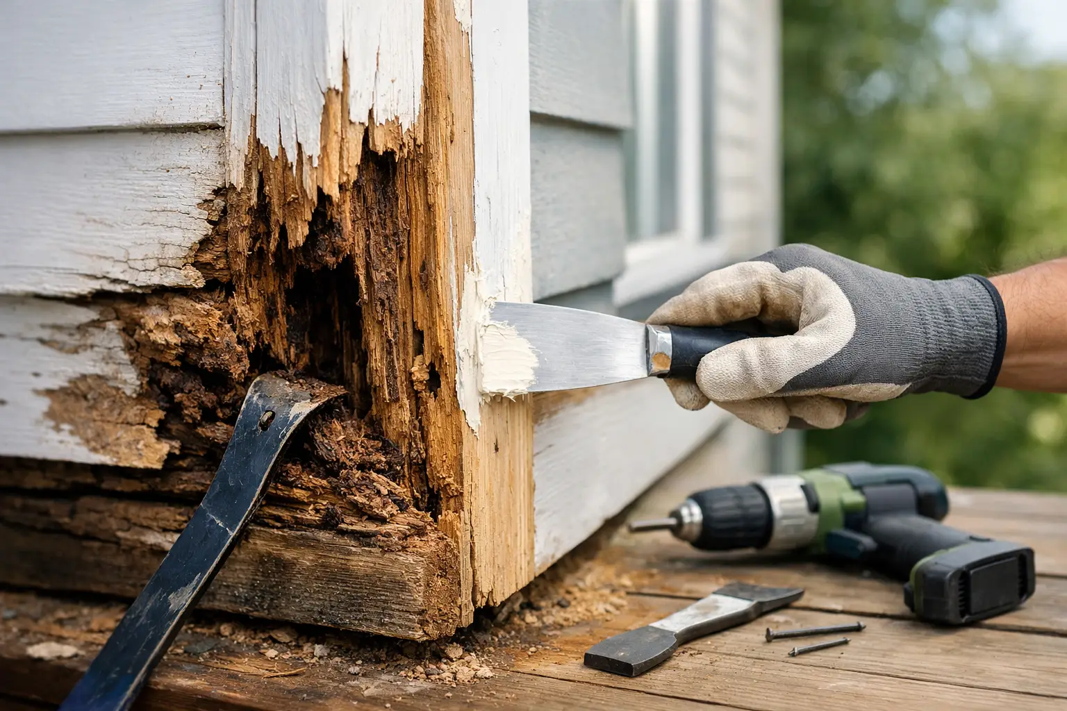 Wood Rot Repair Before It Spreads Further