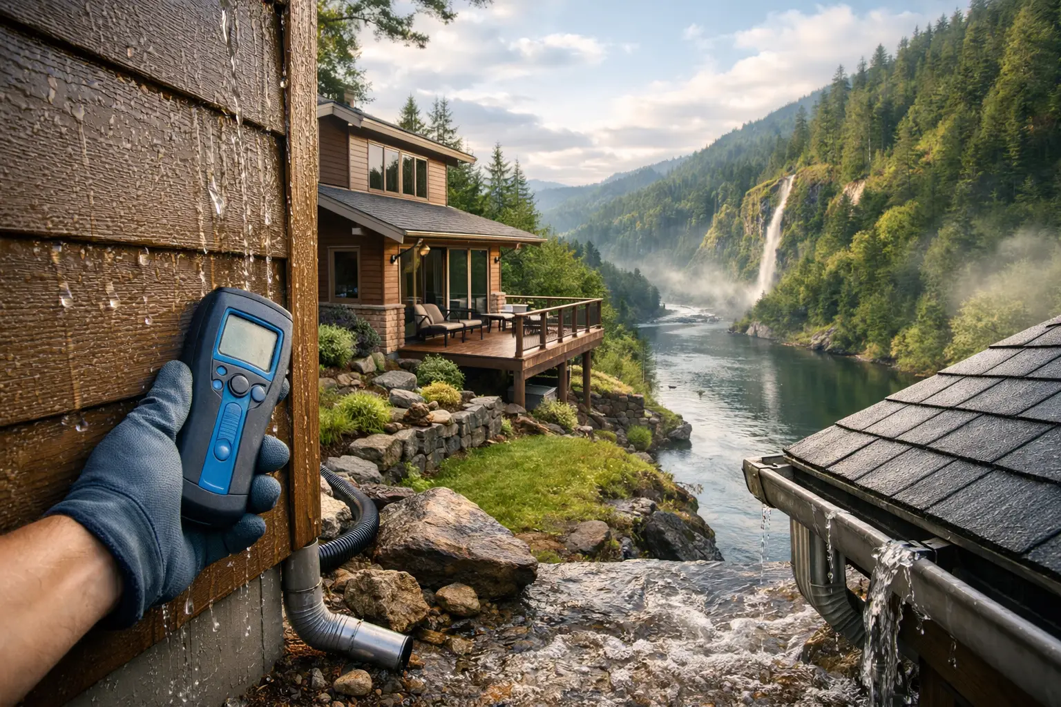 Water Damage Prevention for Gorge Properties